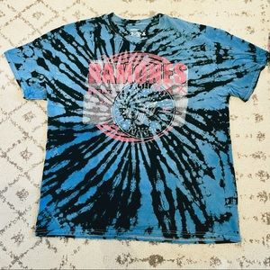 Oversized Tie Dyed Ramones T-Shirt